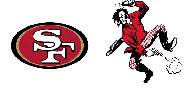 San Francisco 49ers new and old logos comparison