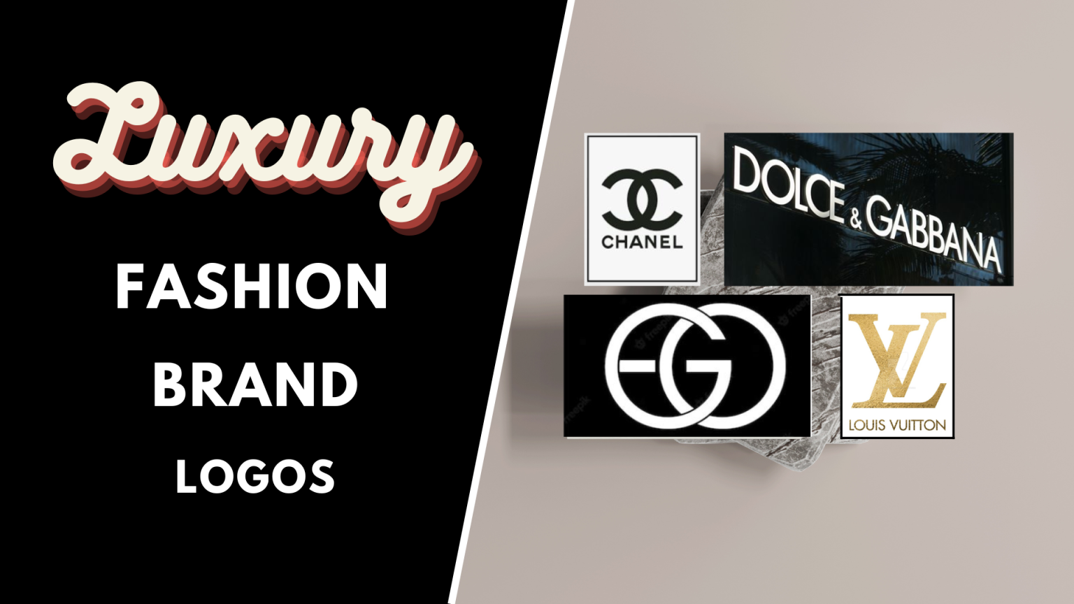 History & Evolution of Top Luxury Fashion Brand Logos