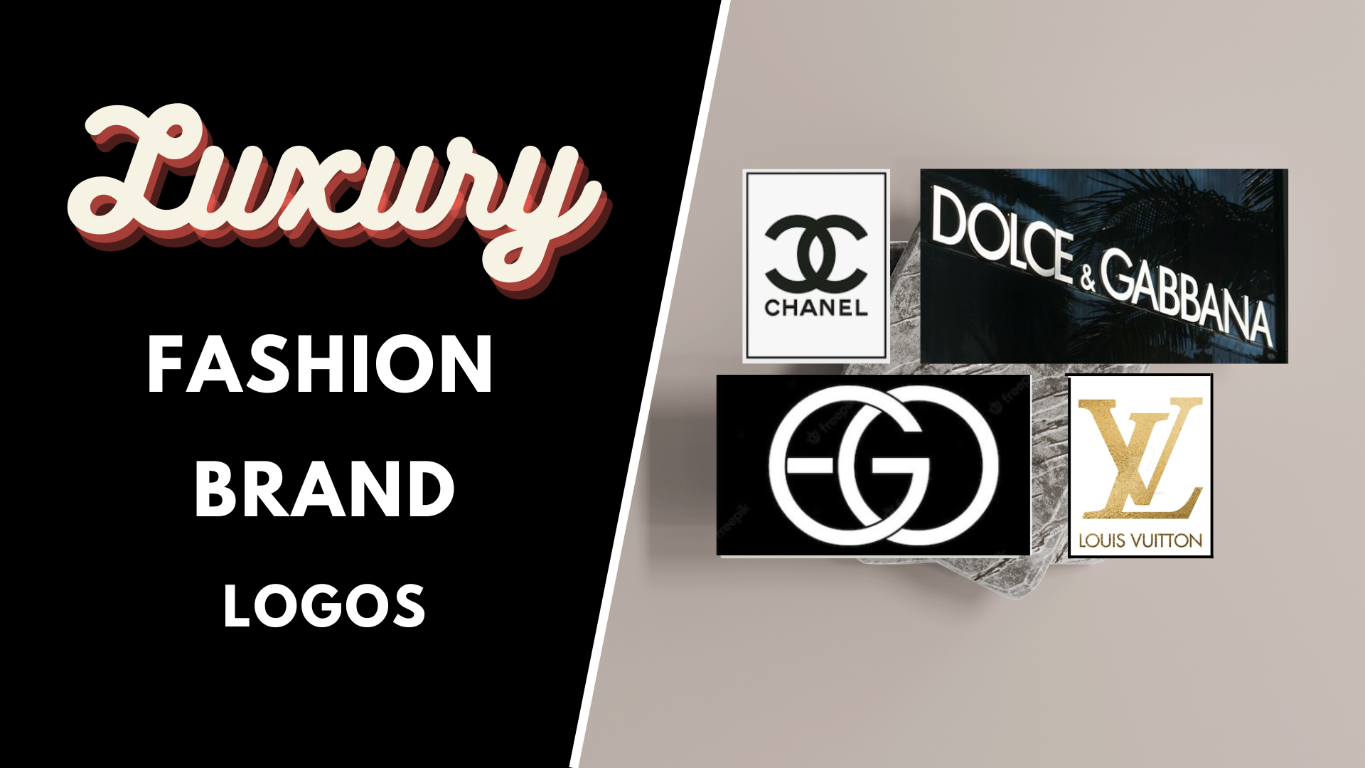History  Evolution of Top Luxury Fashion Brand Logos
