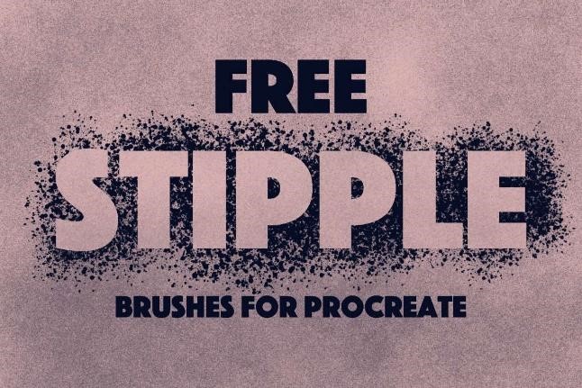 Free stipple brush