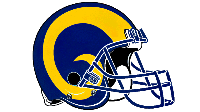 la rams logo helmet 1994