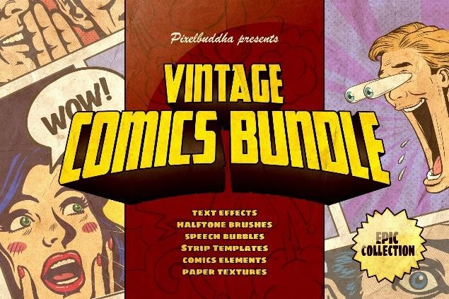 Vintage comics bundle