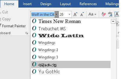 Windows Fonts
