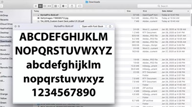 how do you add fonts to photoshop mac