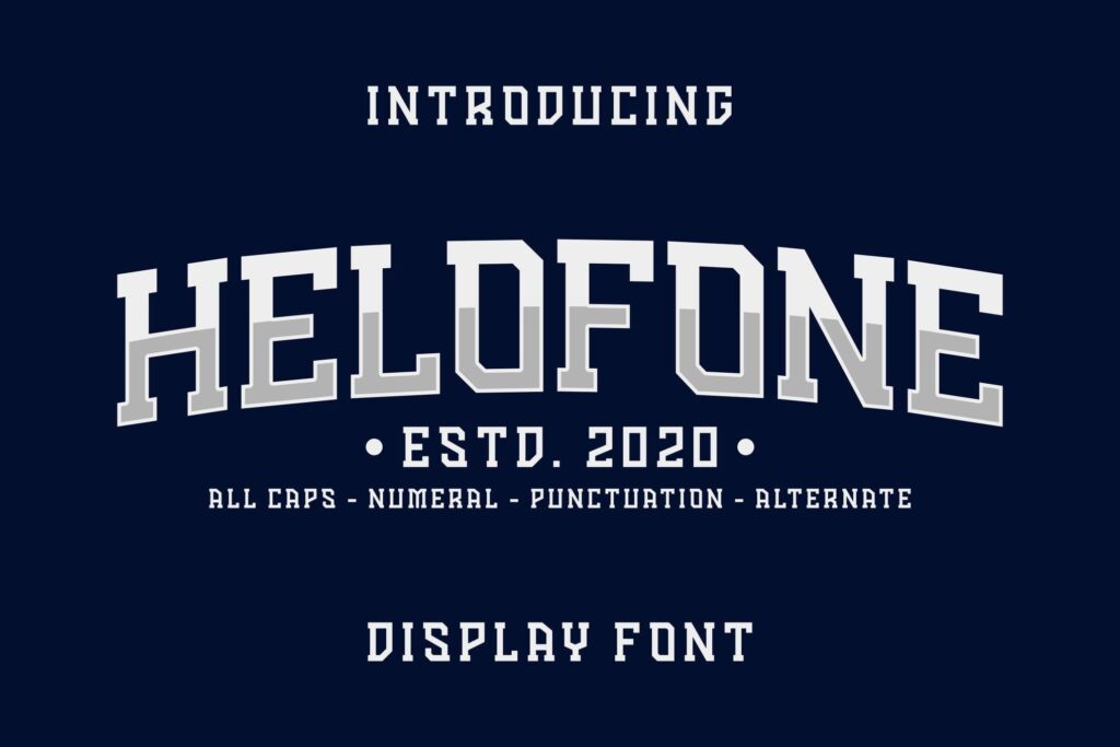 25+ Best Jersey Fonts for Your Sports Design Toolbox (Free & Paid)