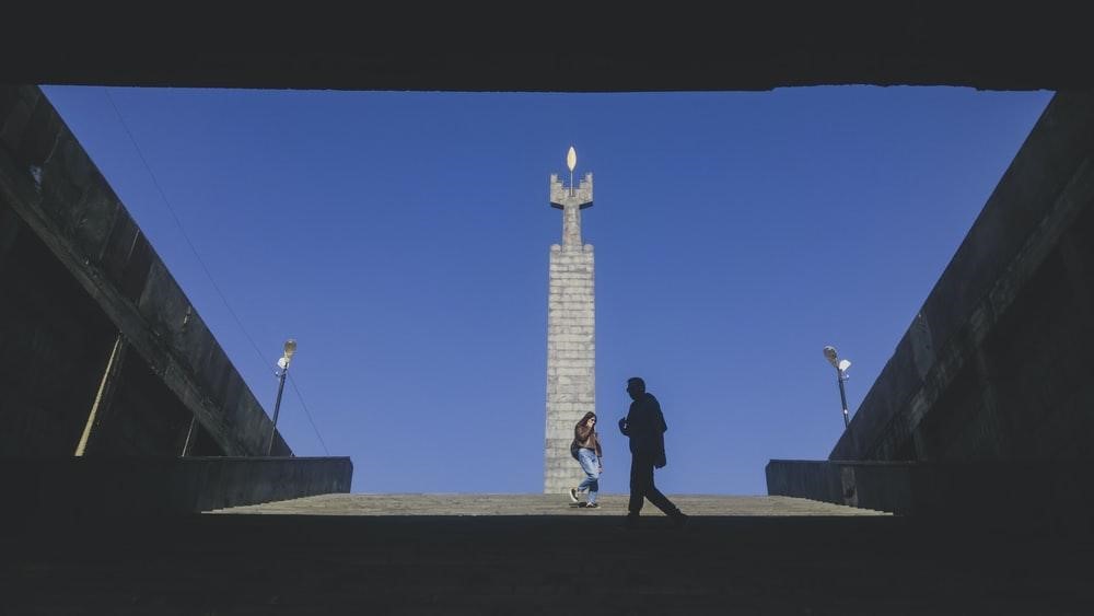 people walking in the street