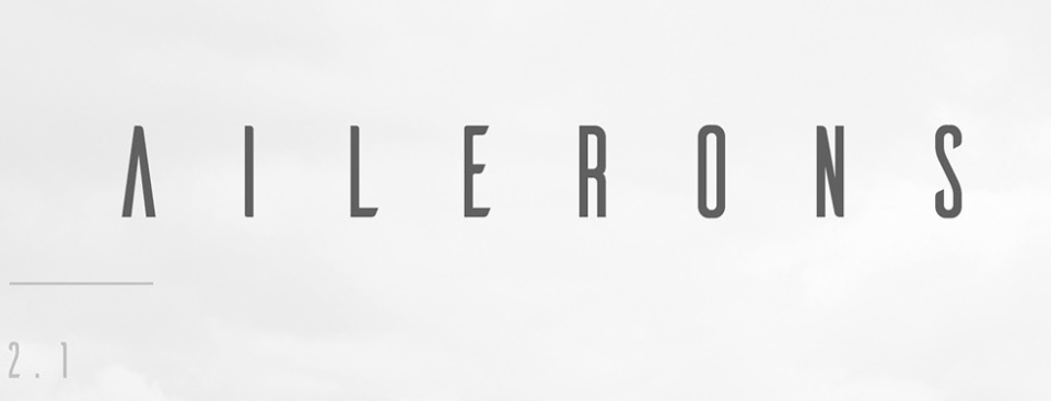 Clean typeface Ailerons