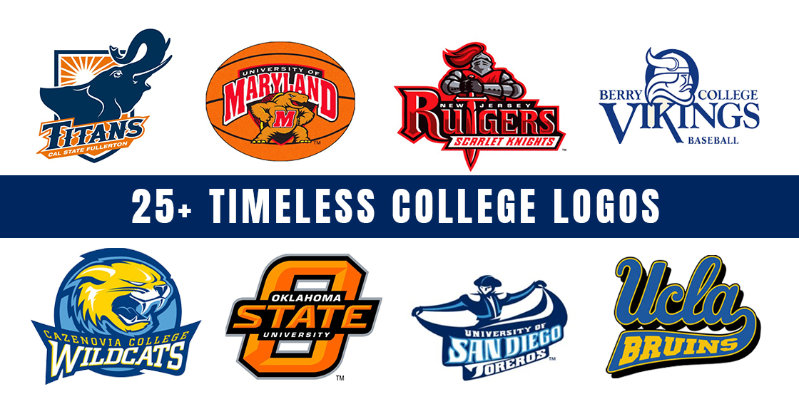 Timeless college logos