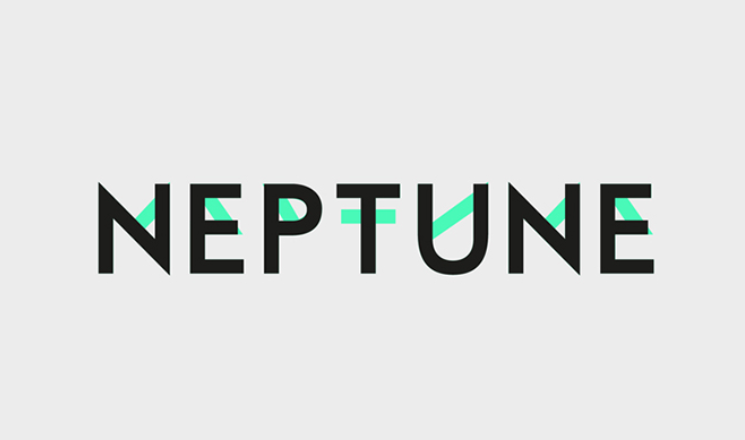 Modern font Neptune