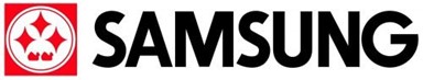 Samsung logo first colored three stars design