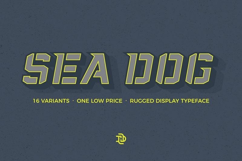 Sea dog modern athletic font