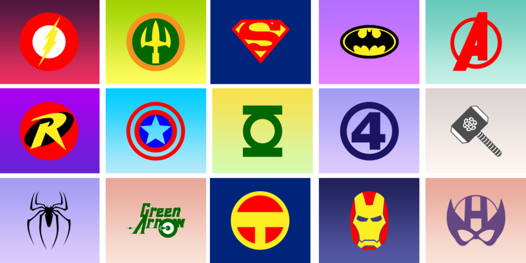 Top 35 Famous Superhero Logos and How People Perceive Them