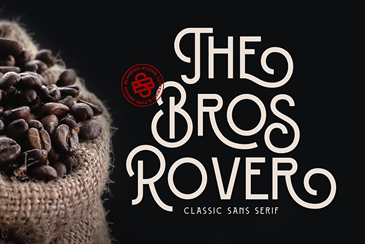 The Bros Rover Classic Sans Serif font