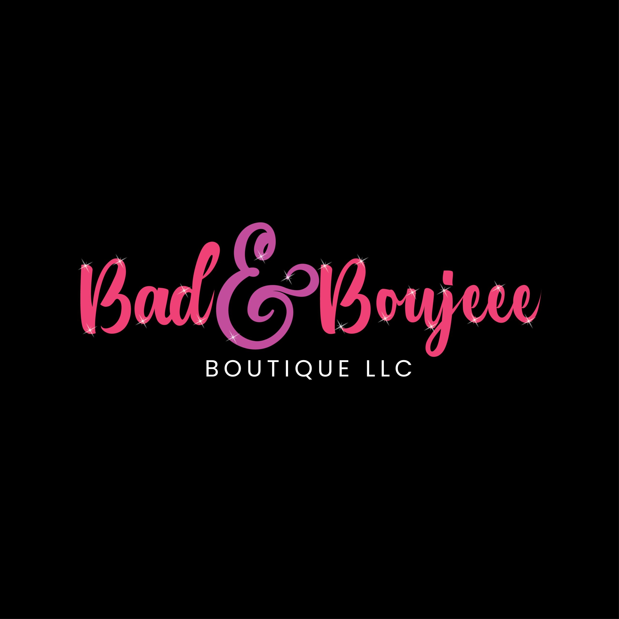 Bad&Boujee wordmark logo example