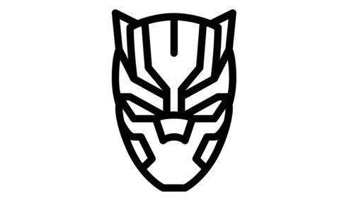 Black panther superhero logo