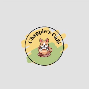 Chappie café combination logo example