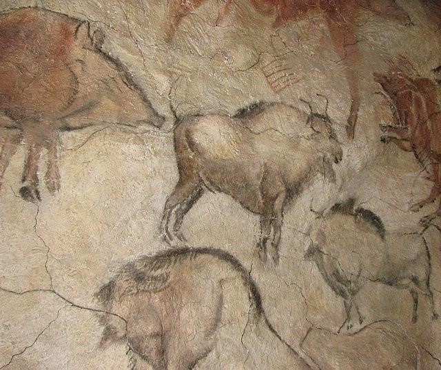 ancient cave drawings of bison