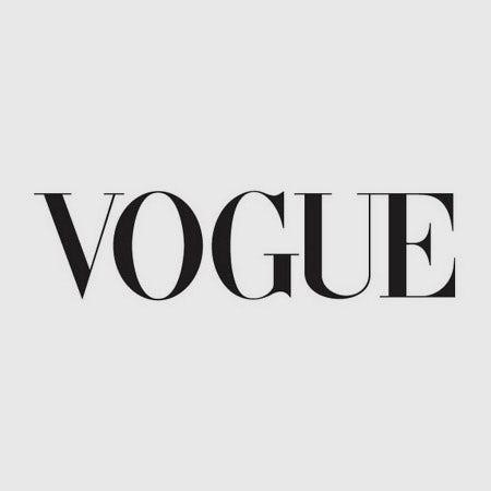 Bodoni font used for Vogue magazine