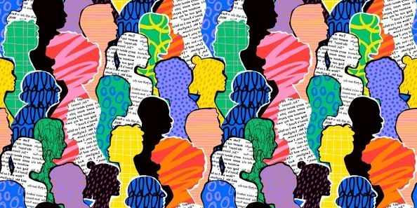 Colorful crowd