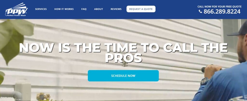 Perfect power wash home page