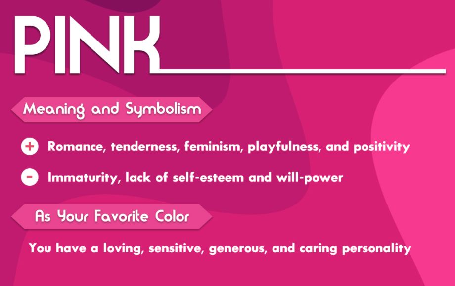 Pink color meanings