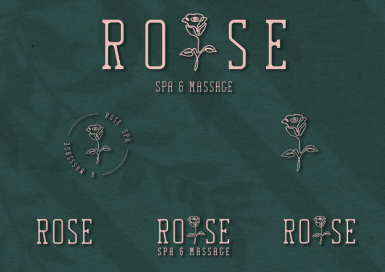 Rose spa and massage logo