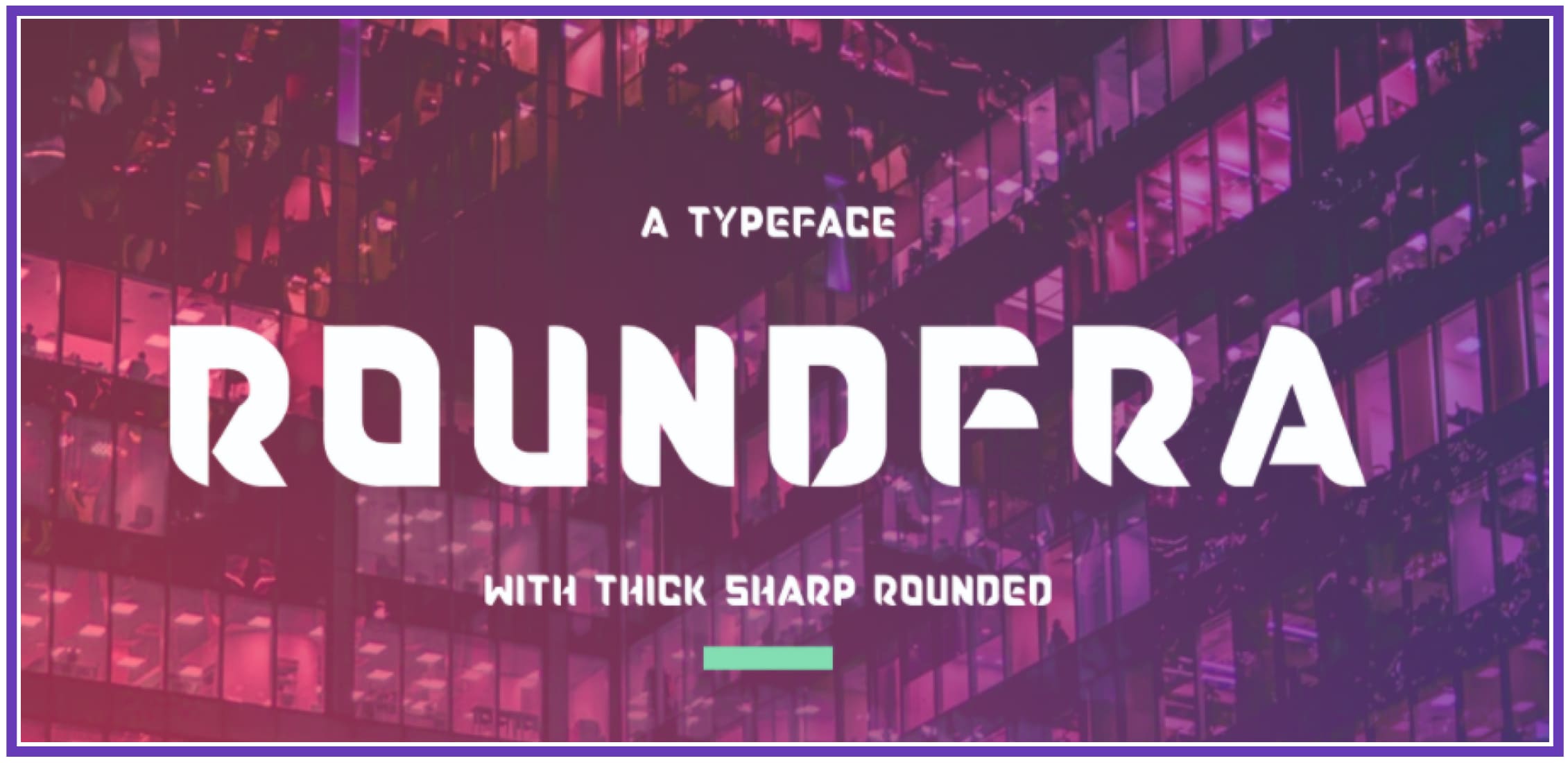 Roundfra typeface