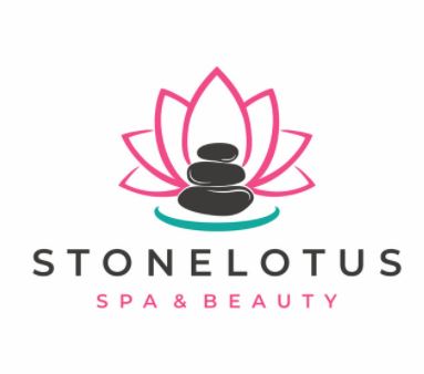 Spa logo with massage stones