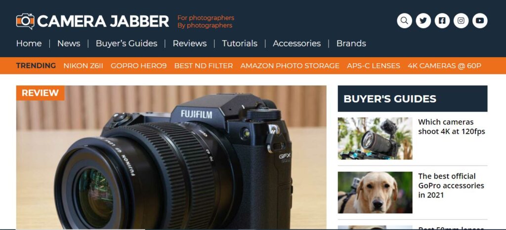 Camera jabber website