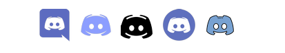 Discord logo icons