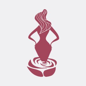 Female silhouette logo