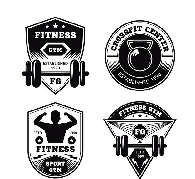 Memorable Fitness Logos assorted