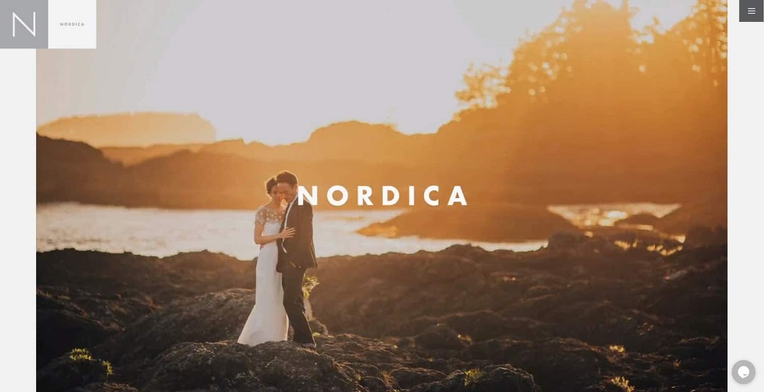 Nordica photography website