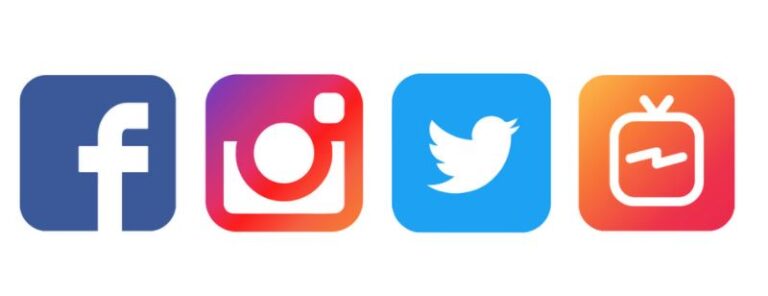 Social media logos