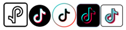 tiktok logo icons
