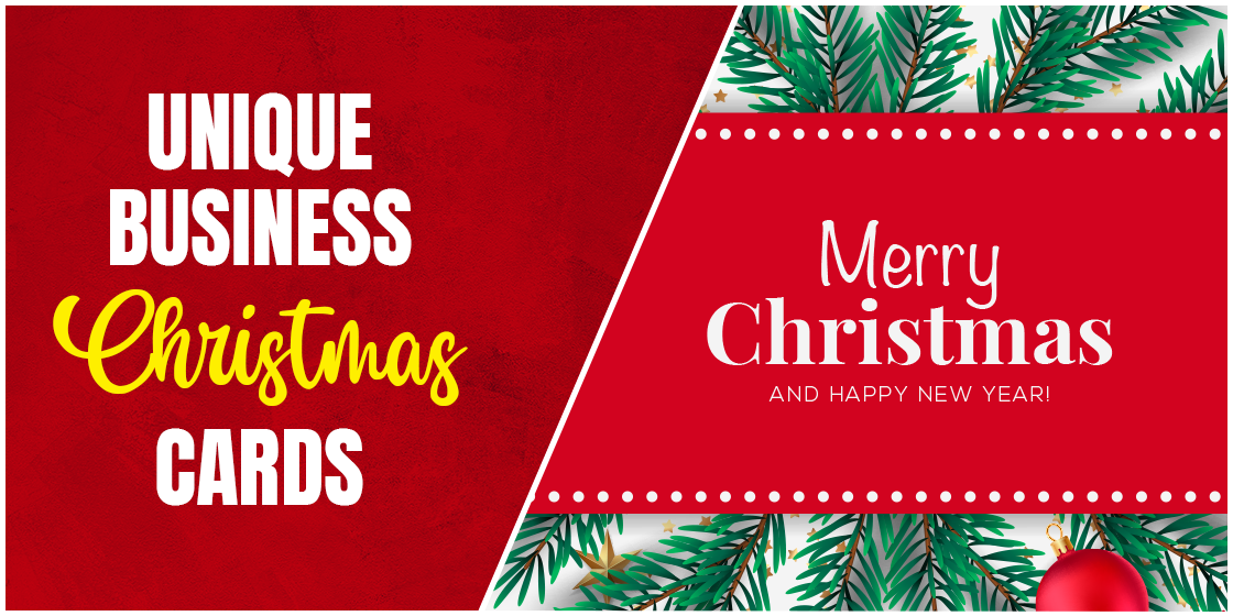 business christmas cards text