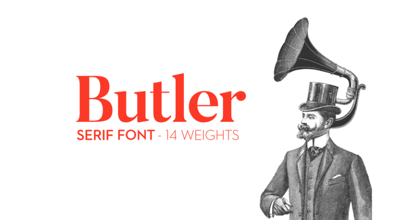 Butler font