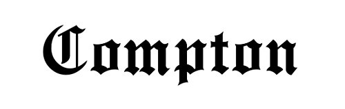 Compton font