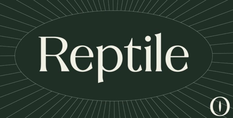 Reptile font