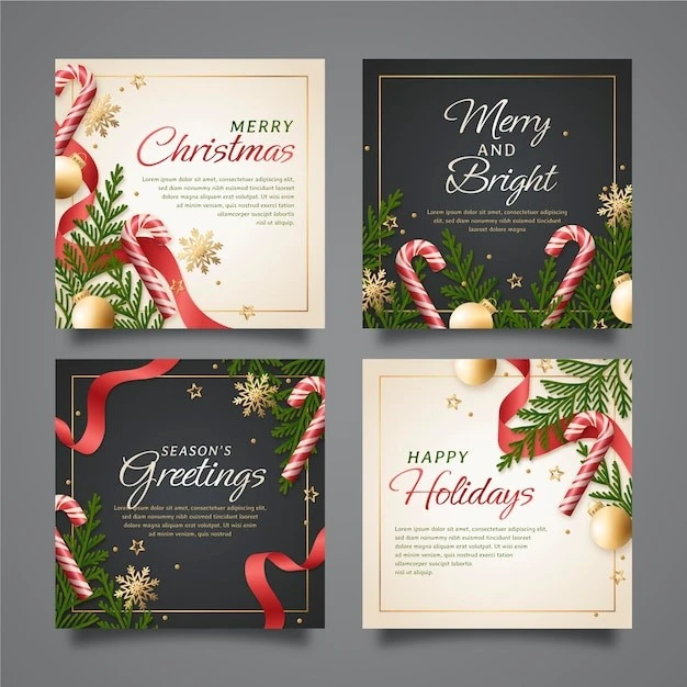 Business Christmas card styles