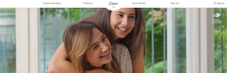 Dove website