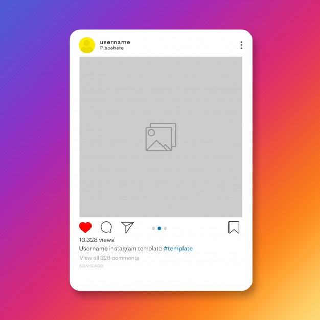 Social media posting for Instagram