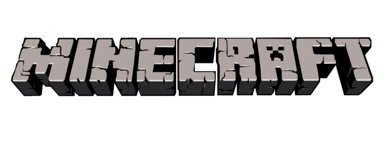 Minecraft wordmark logo modern