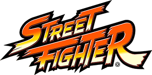 Street Fighter wordmark logo modern