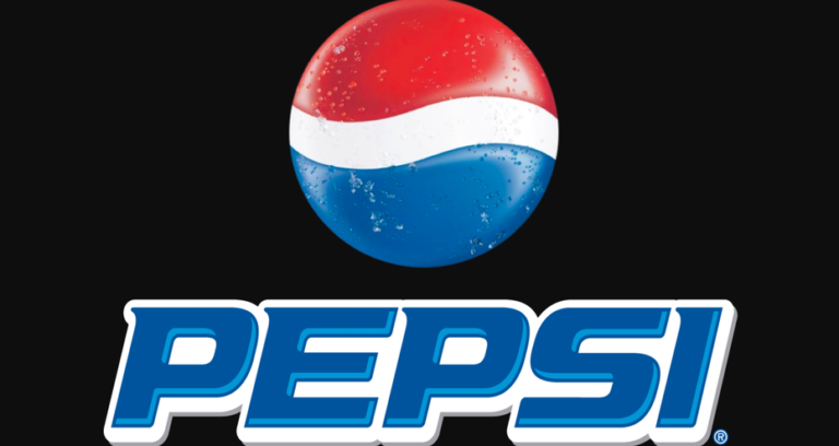 2006 Pepsi logo with condensed water droplets