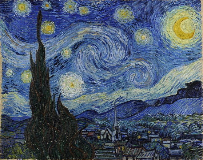 Starry Night famous painting by Vincent Van Gogh