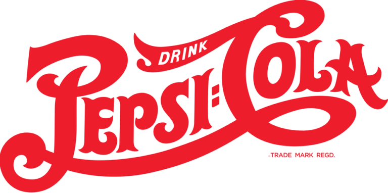 Pepsi’s bold and spiky wordmark logo