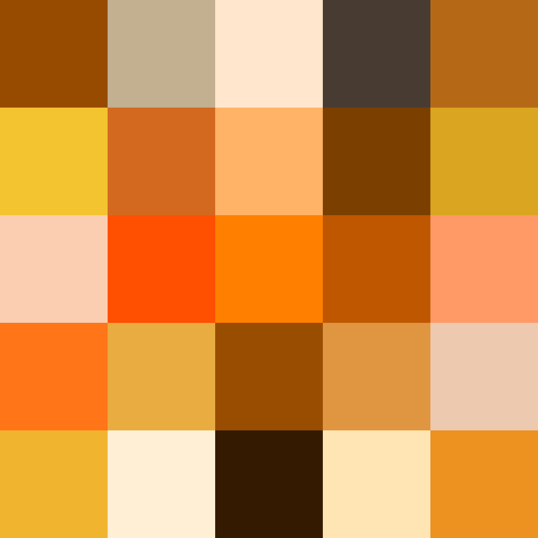 Orange shade grid