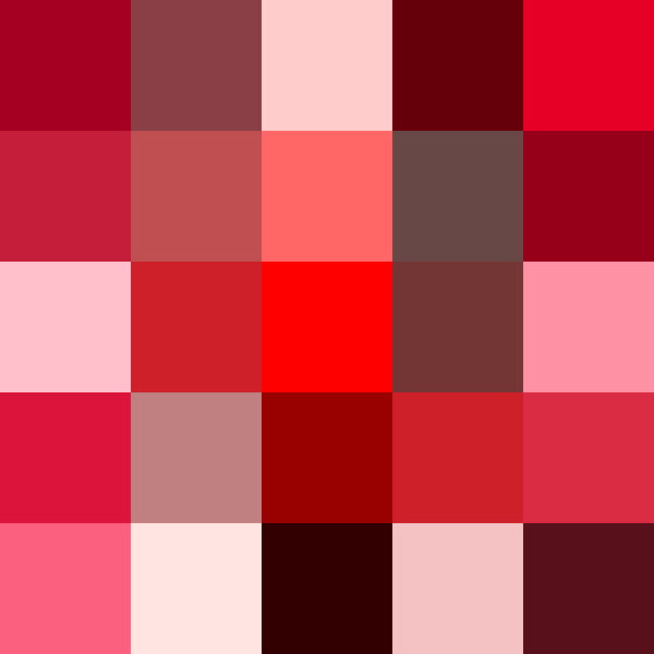 Red shade grid
