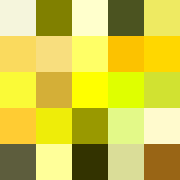 Yellow shade grid